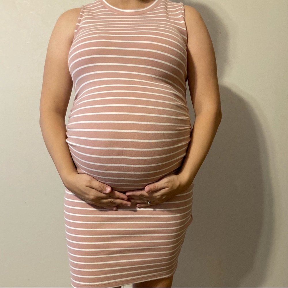 Sleeveless Maternity Dress